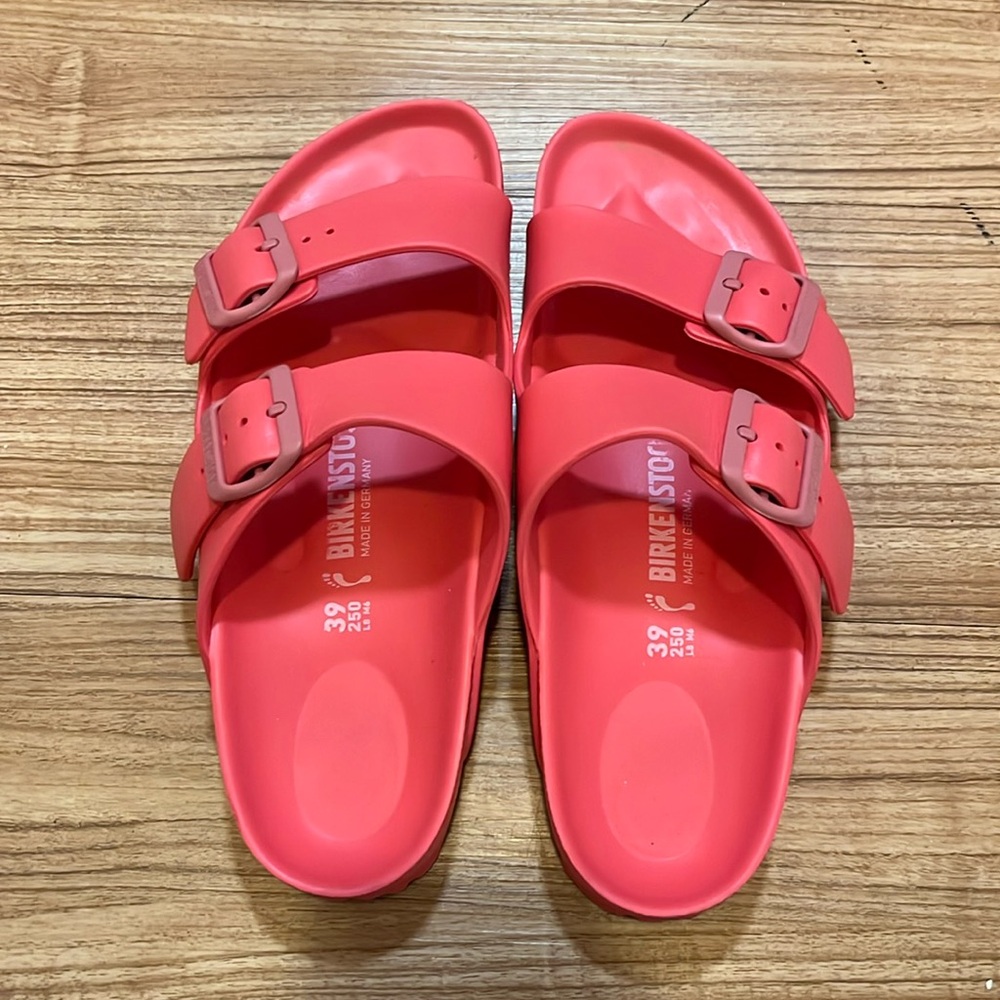 Birkenstock rubber slides